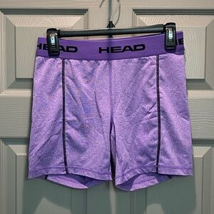 Head Womens Running Shorts SZ M Purple